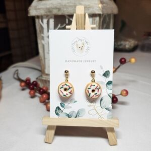 Christmas Doughnut Earrings